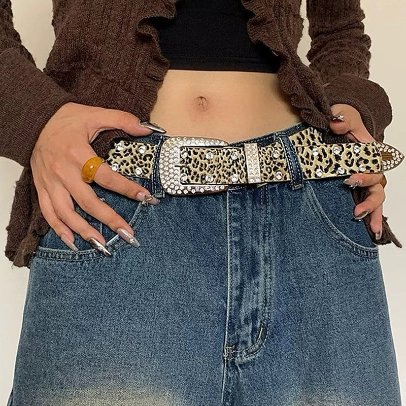 Leopard Print Belt