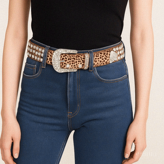 Leopard Print Belt