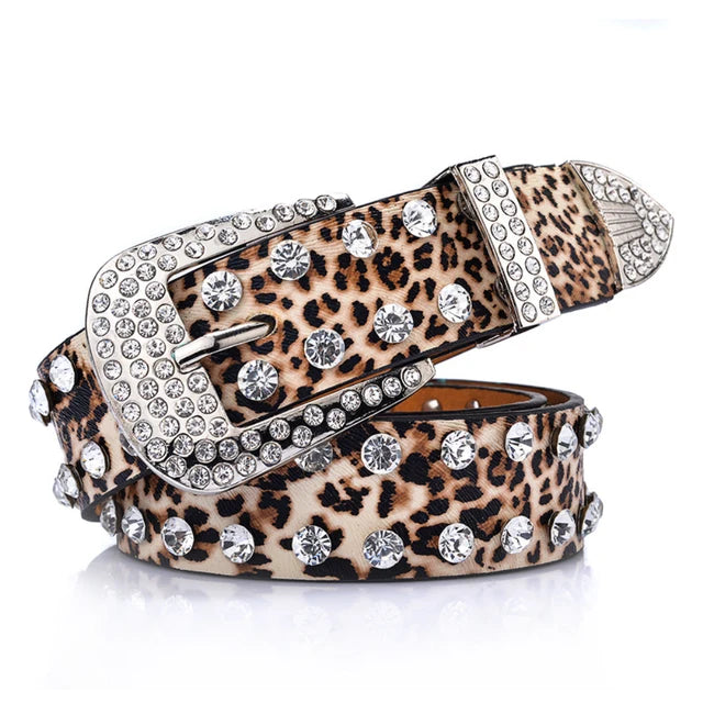 Leopard Print Belt